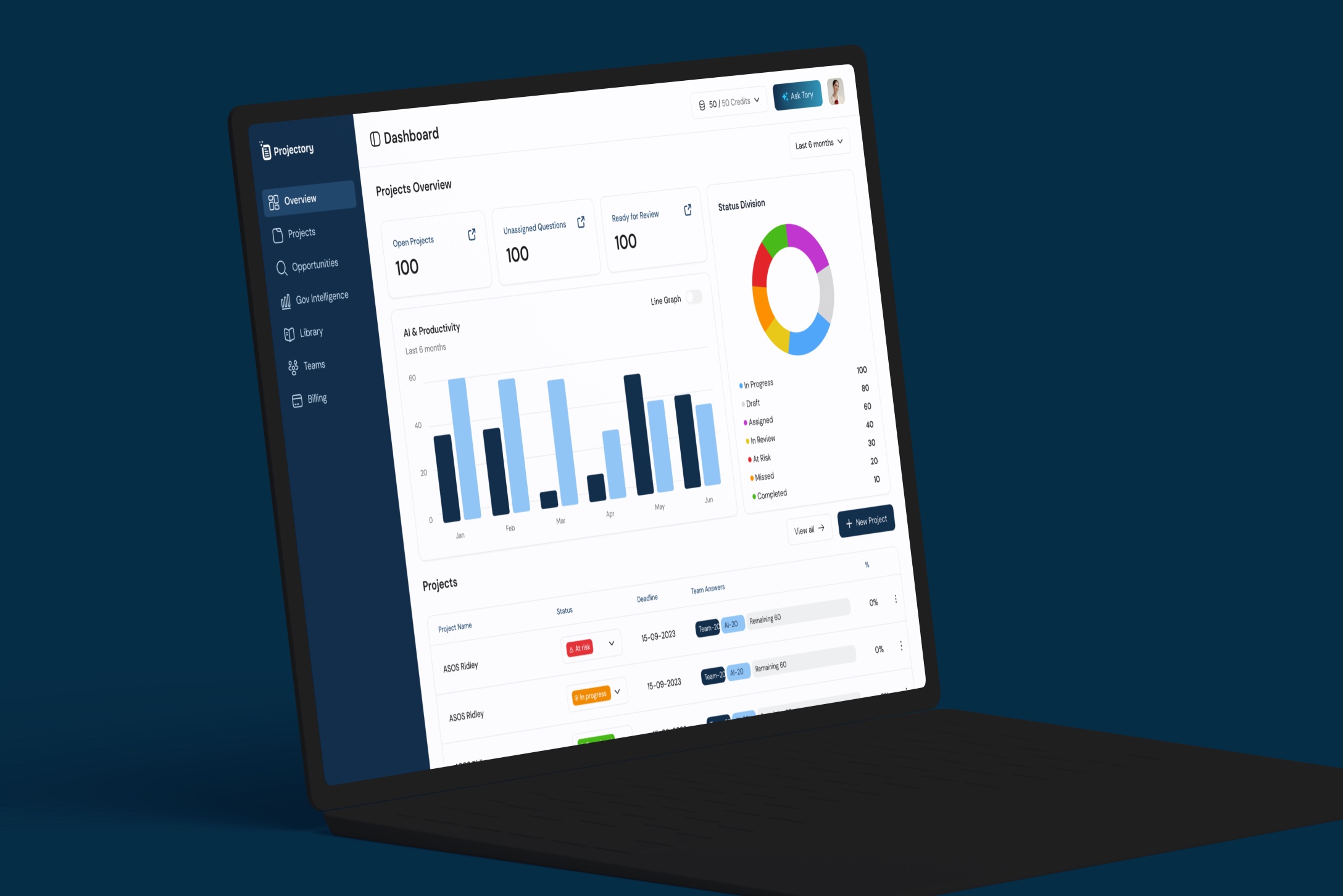 Projectory platform preview